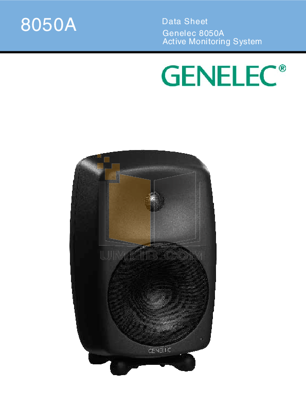 Download free pdf for Genelec 8050A Speaker manual