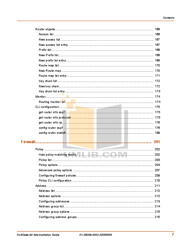 PDF manual for Fortinet Router FortiGate FortiGate-60B