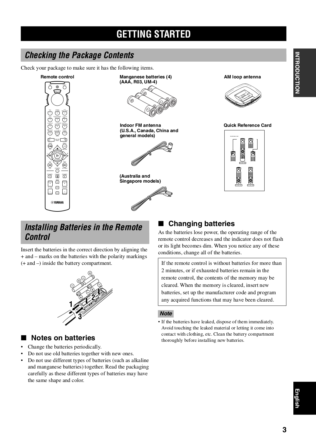 PDF manual for Yamaha Receiver RX-V800