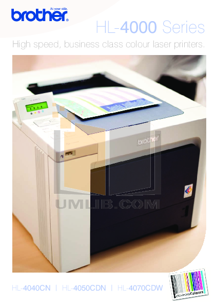 Download free pdf for Brother HL-4070CDW Printer manual