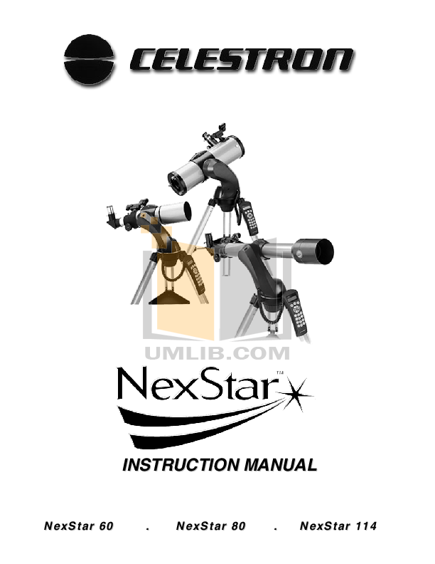 celestron nexstar 22082 product manual