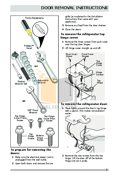 PDF manual for Frigidaire Refrigerator Professional FPHC2398LF