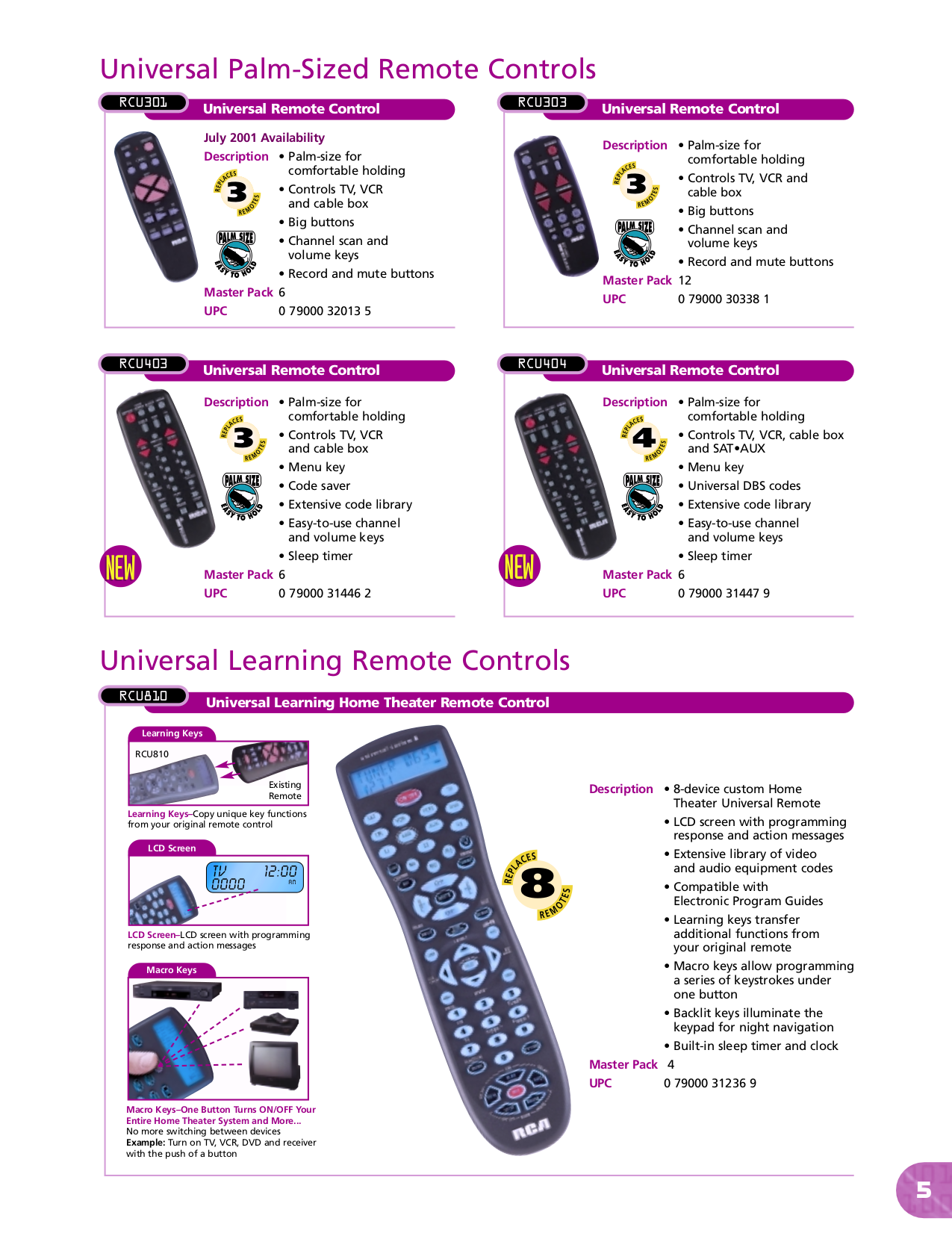 PDF manual for RCA TV P52960