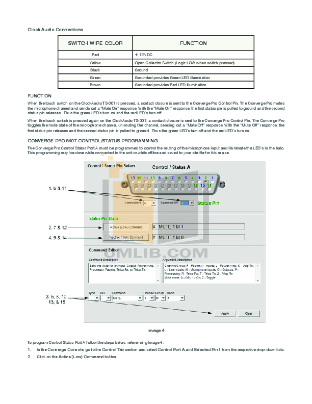 PDF Manual For ClearOne Telephone Converge Pro 840T