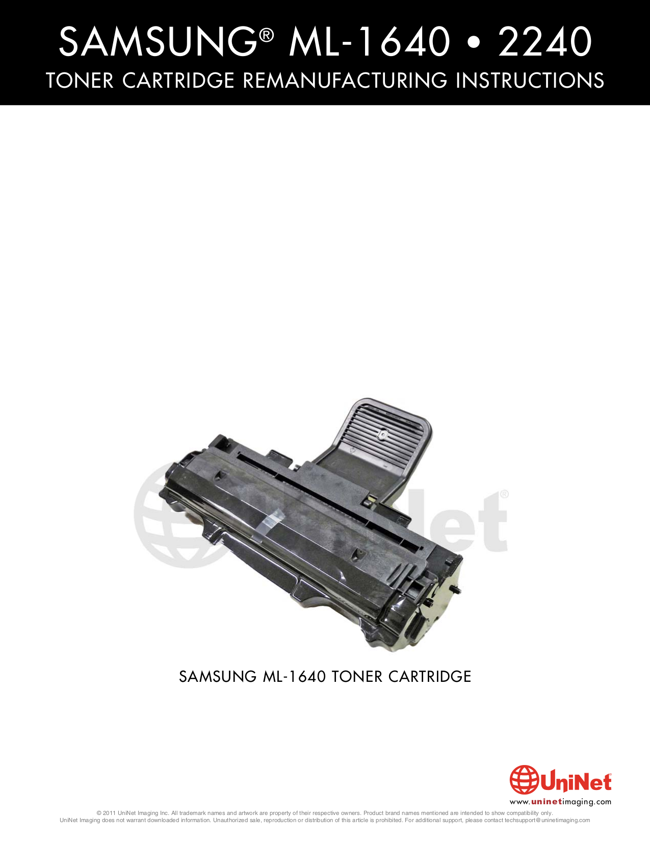 Download free pdf for Samsung ML1640 Printer manual