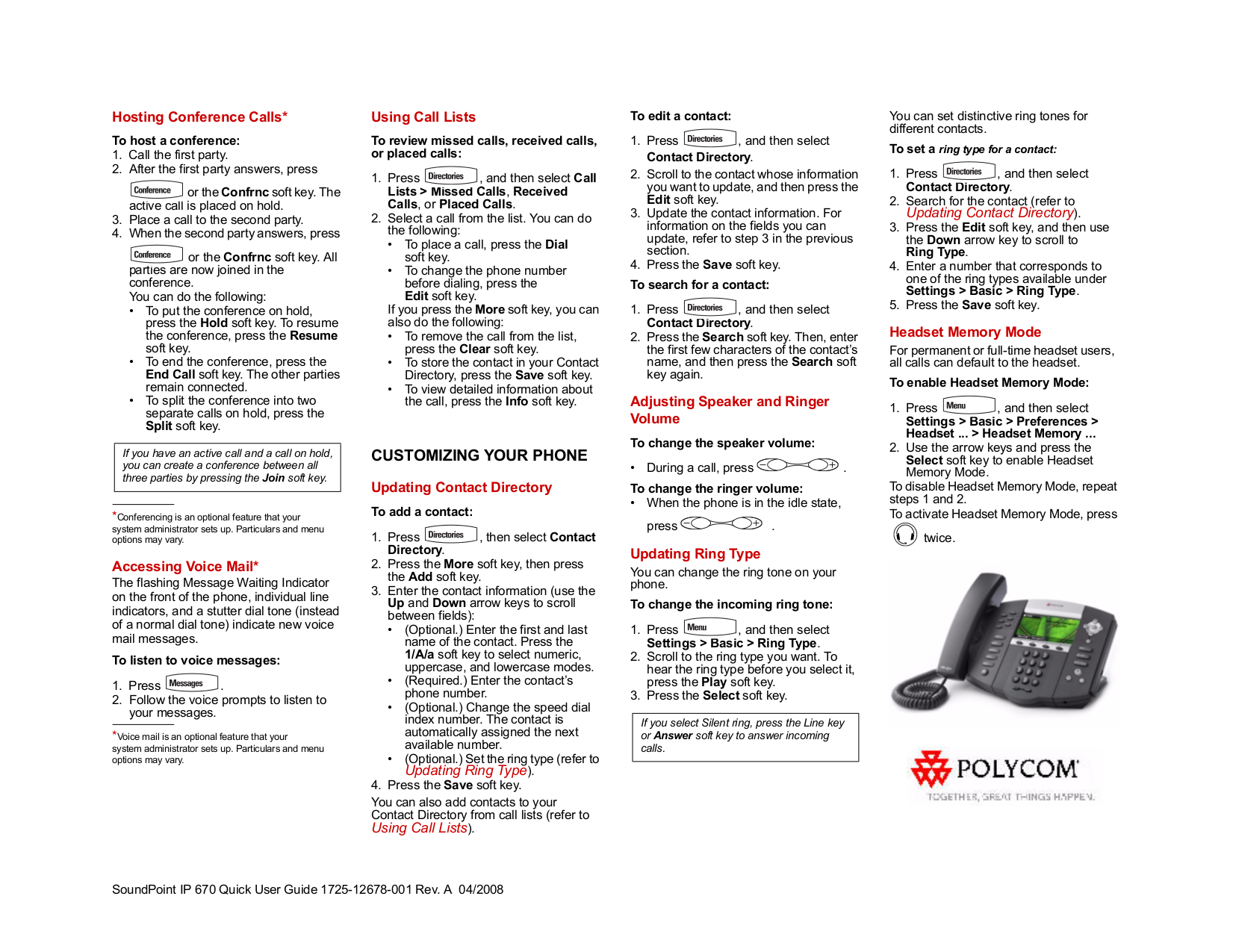 Pdf manual for polycom telephone soundpoint ip 670