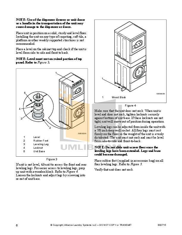 PDF manual for Frigidaire Washer GLTF1240AS0