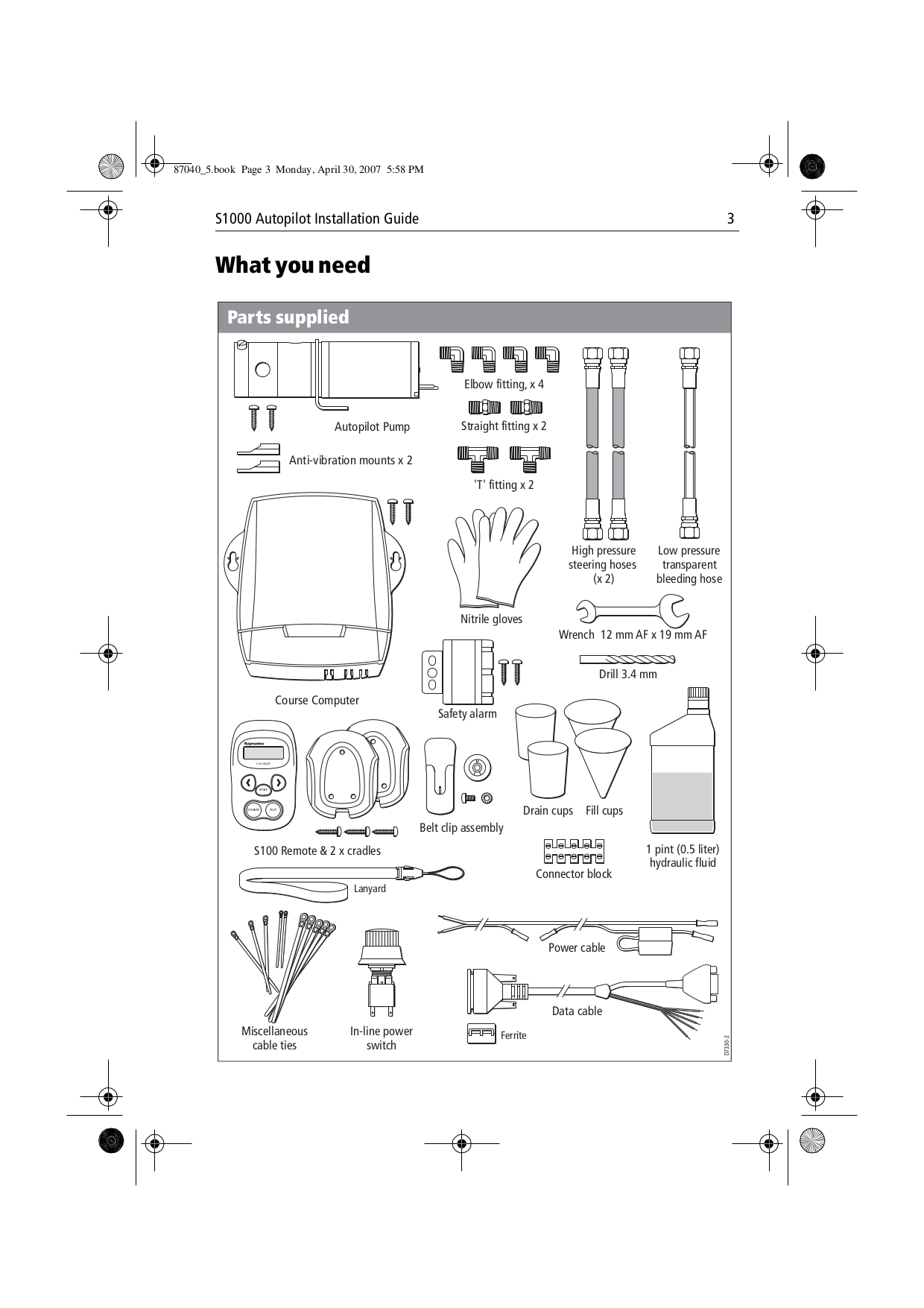 PDF manual for Raymarine Other Mk II Autopilot System
