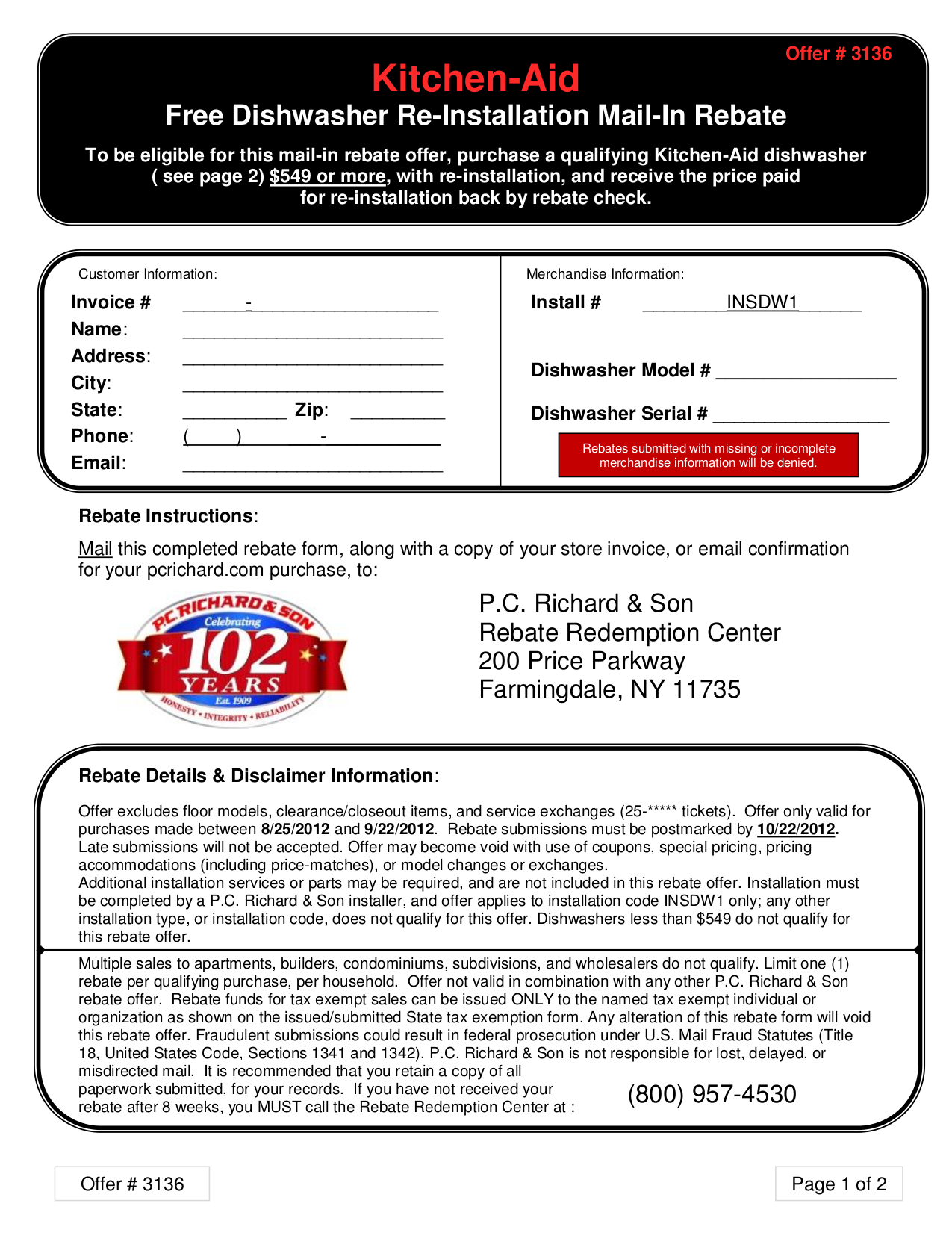 Download free pdf for KitchenAid KUDD03DTSS Dishwasher manual