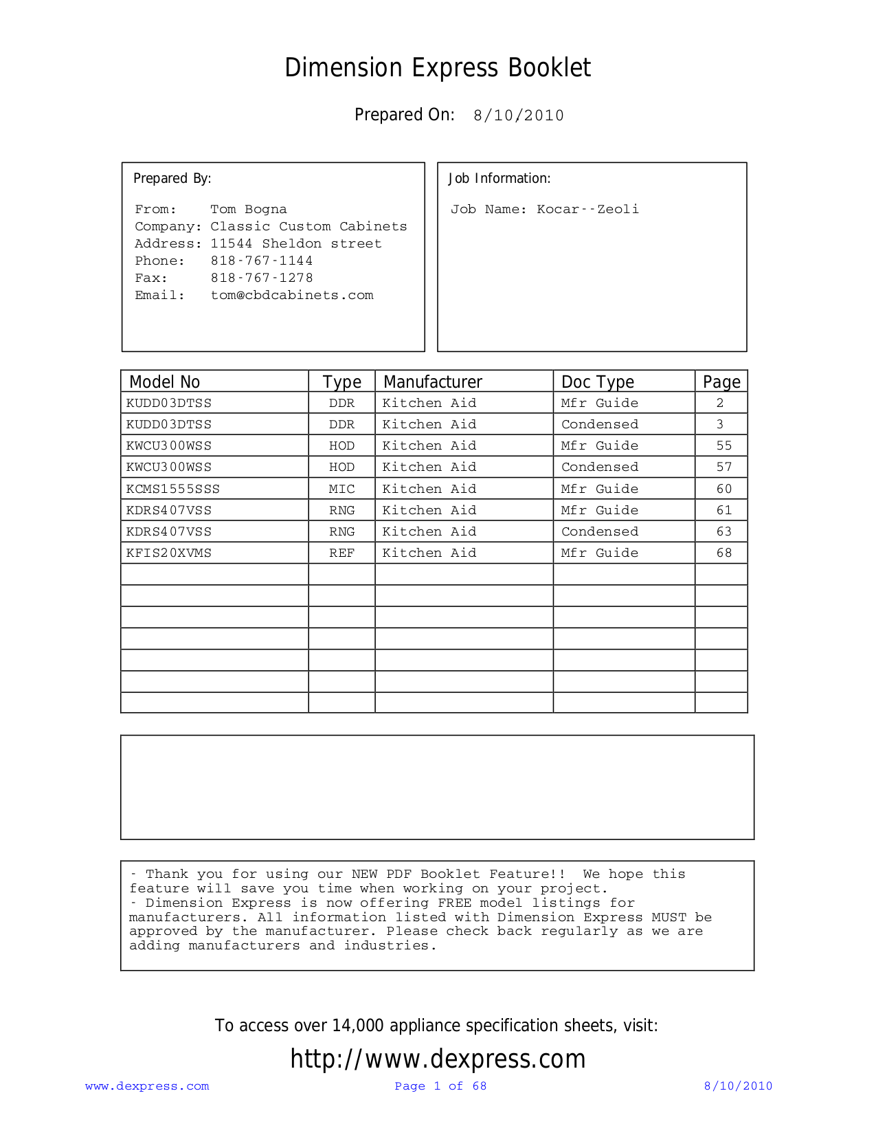 Download free pdf for KitchenAid KUDD03DTSS Dishwasher manual