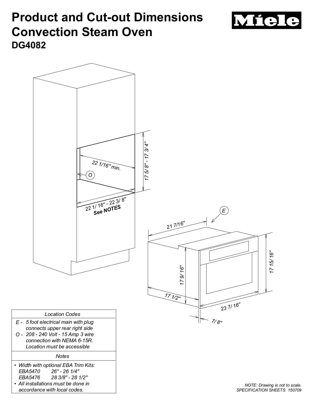 Cva 7440 miele схема встраивания