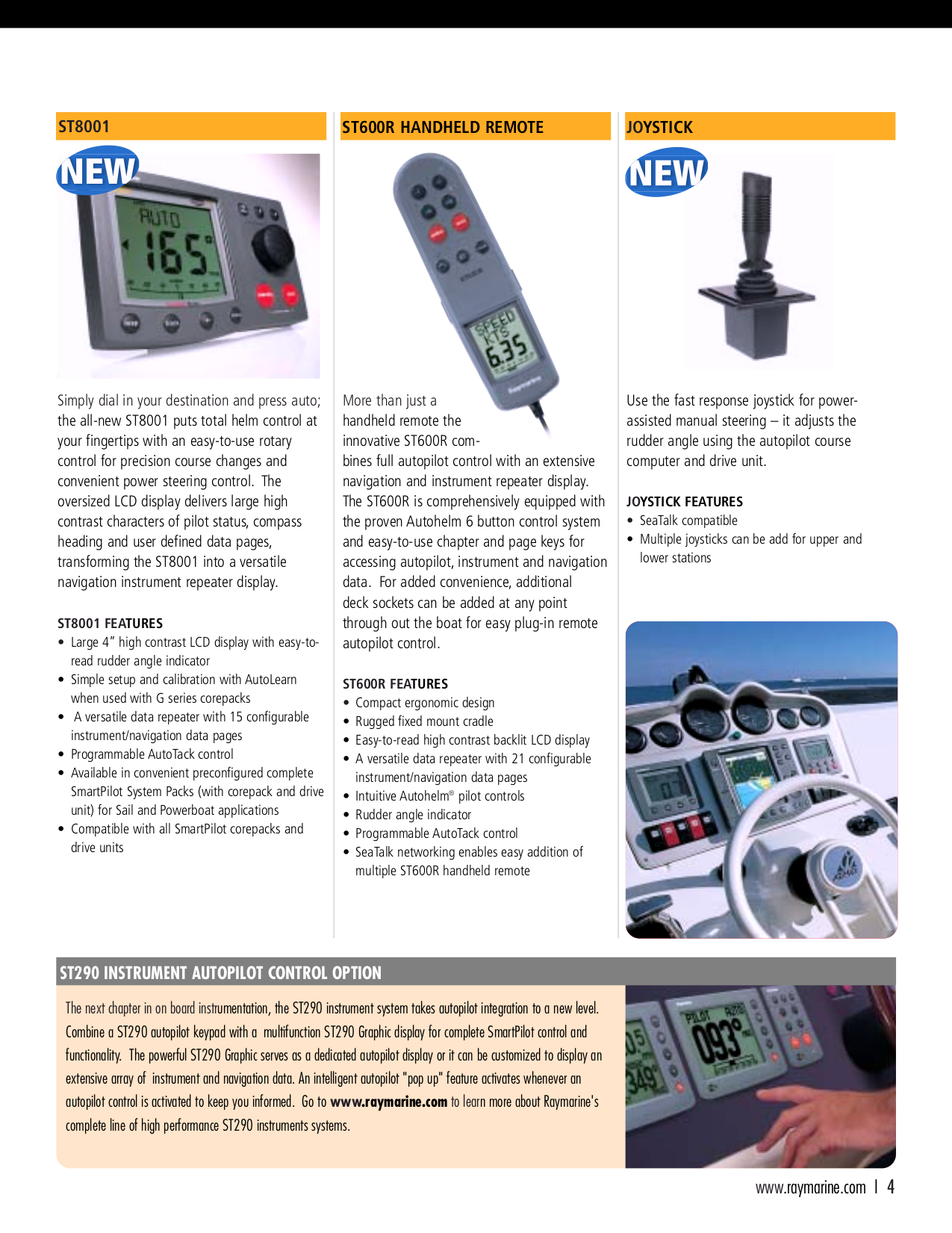 PDF manual for Raymarine Other ST6001 Autpilot Controller