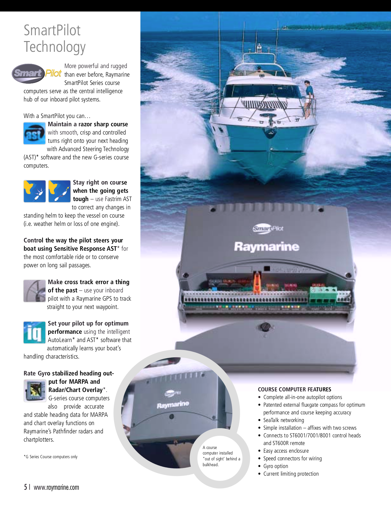 PDF manual for Raymarine Other ST6001 Autpilot Controller