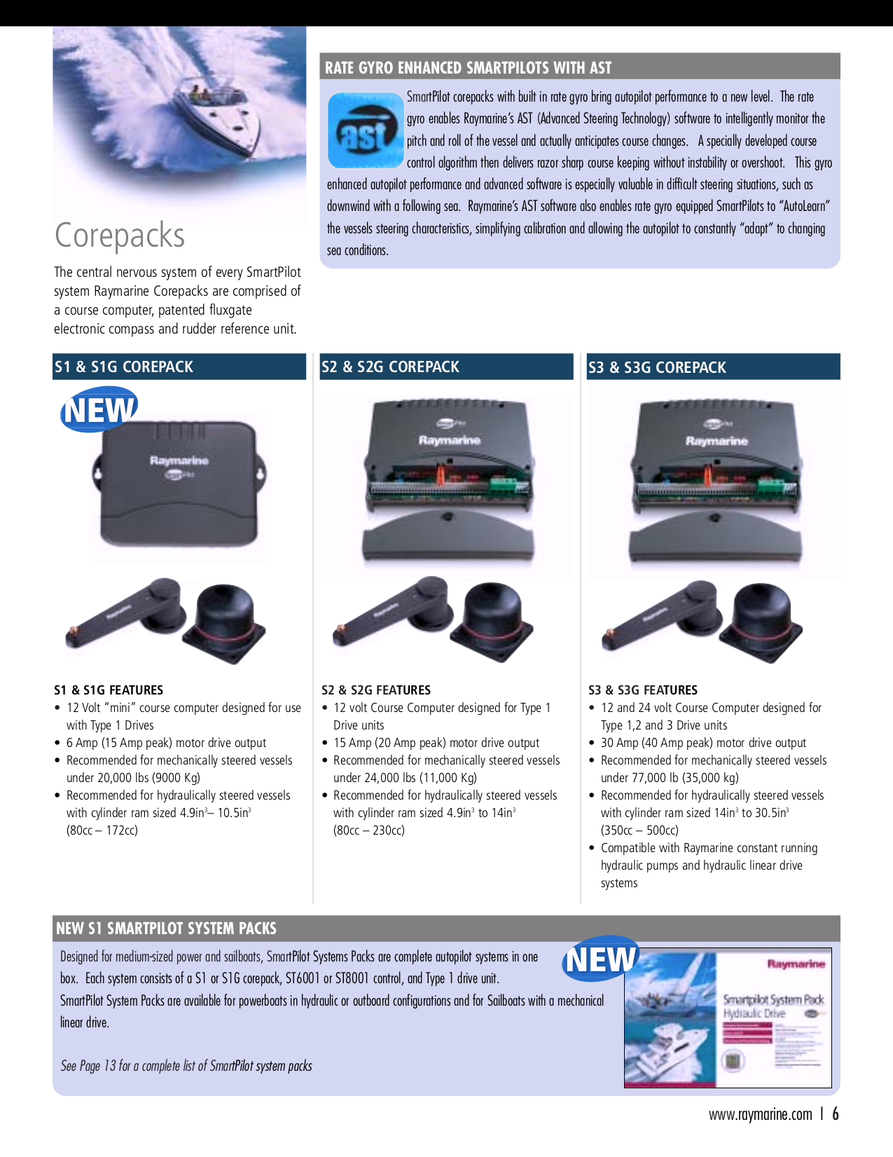 PDF manual for Raymarine Other ST6001 Autpilot Controller