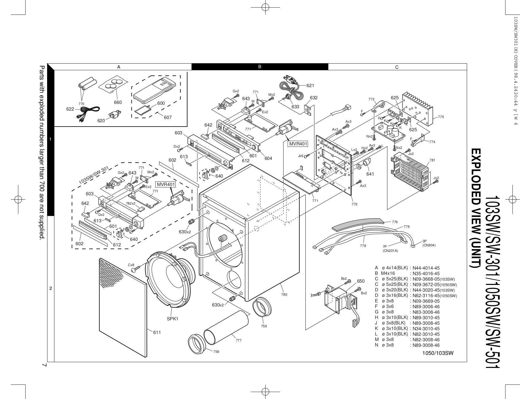 kenwood powered subwoofer 103sw
