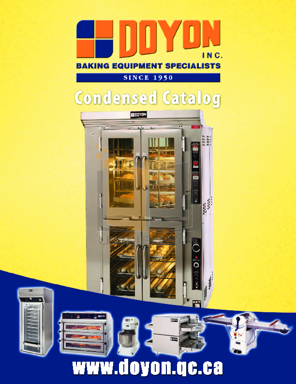 Download free pdf for doyon ja3mc oven manual