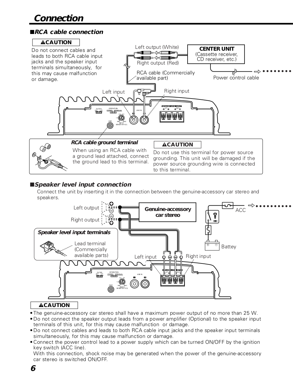 Pdf Manual For Kenwood Amp Kac-526