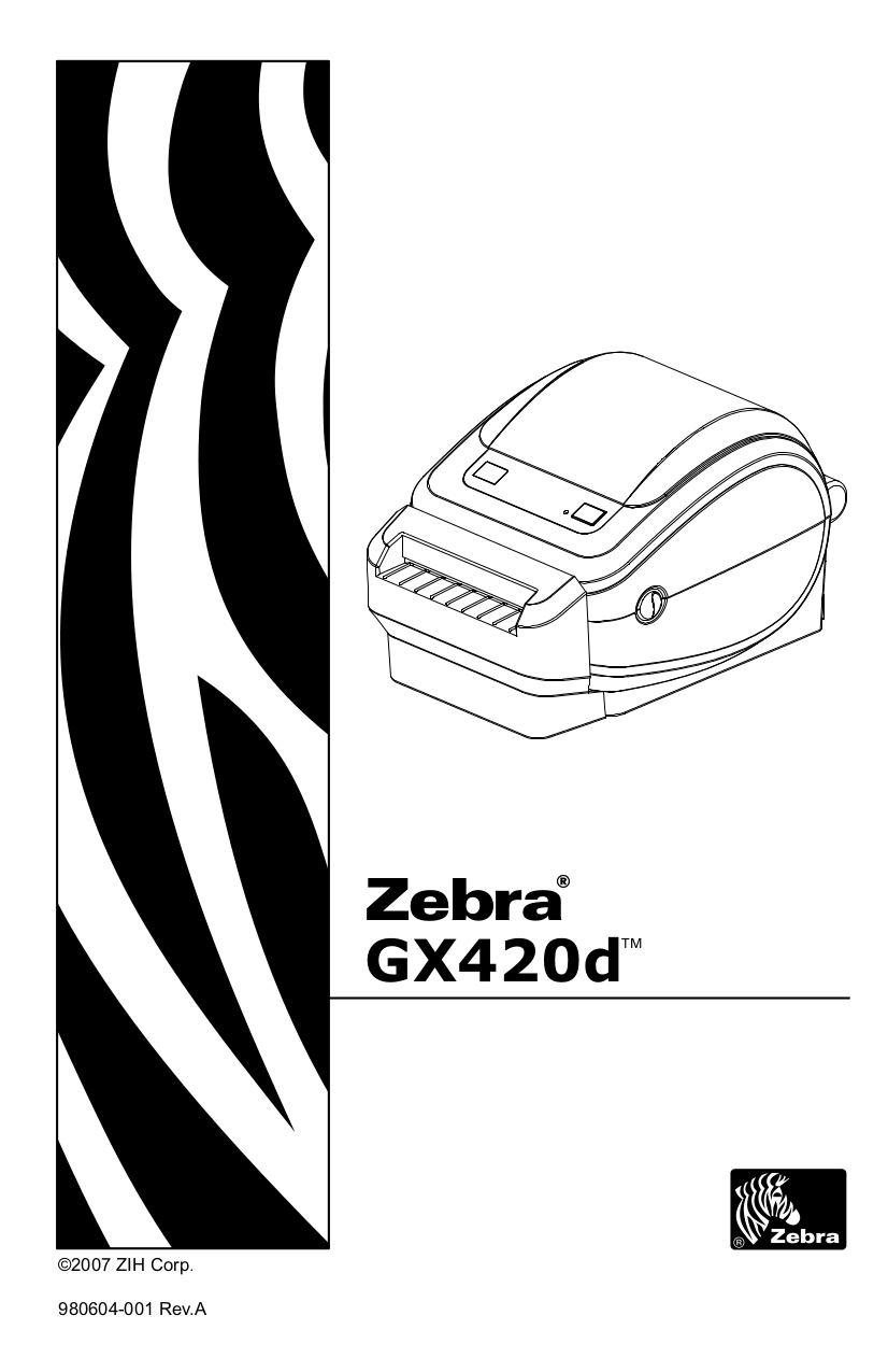 Download free pdf for Zebra GX420d Printer manual