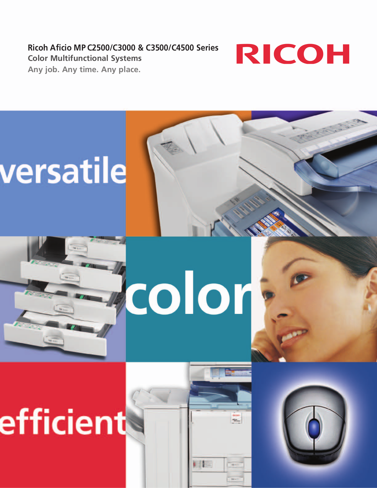 pdf for Ricoh Multifunction Printer Aficio C3000 manual