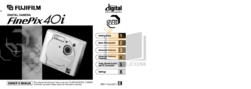 Download free pdf for FujiFilm Finepix 2400 Digital Camera manual