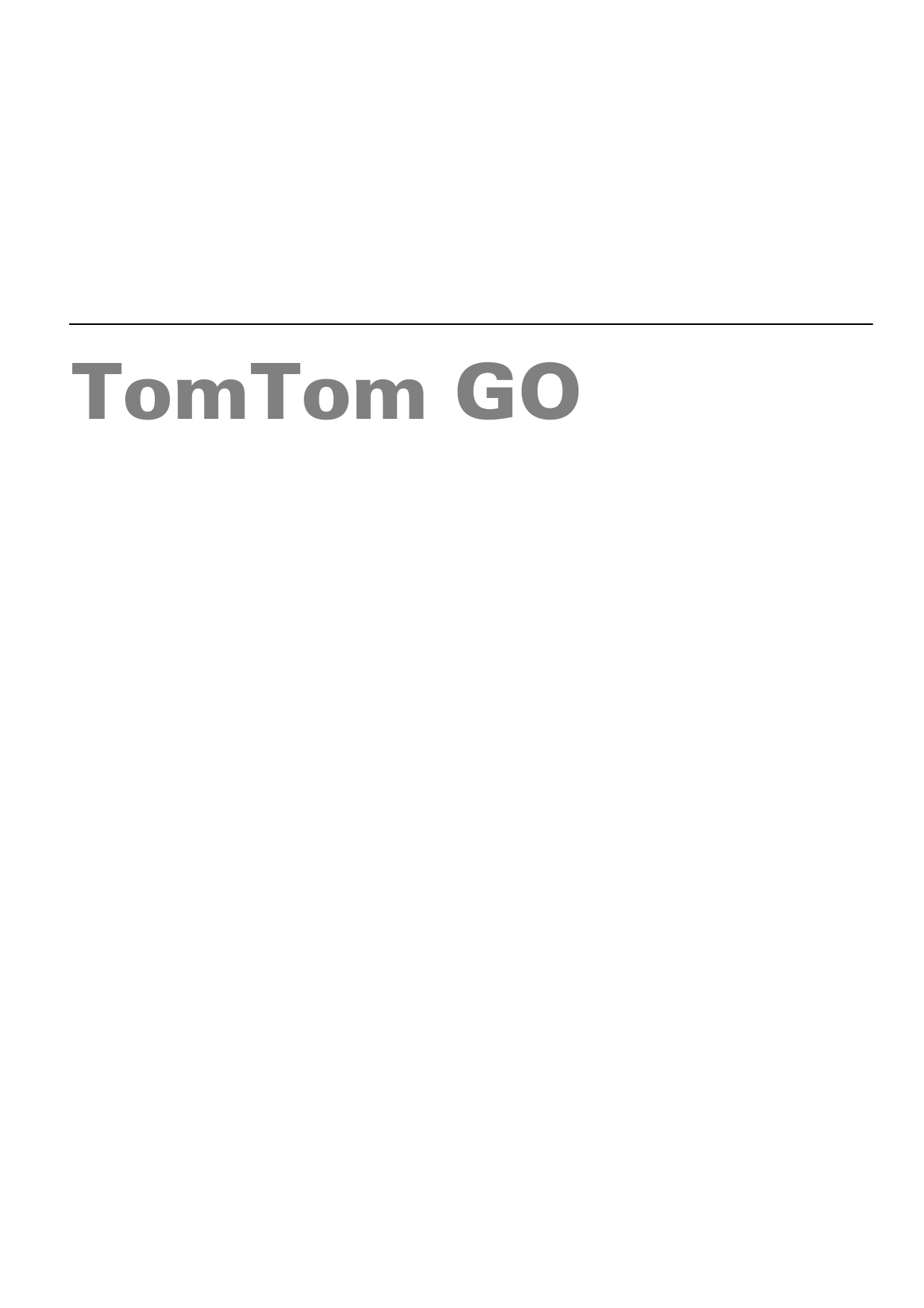 Download free pdf for TomTom Go 520 GPS manual