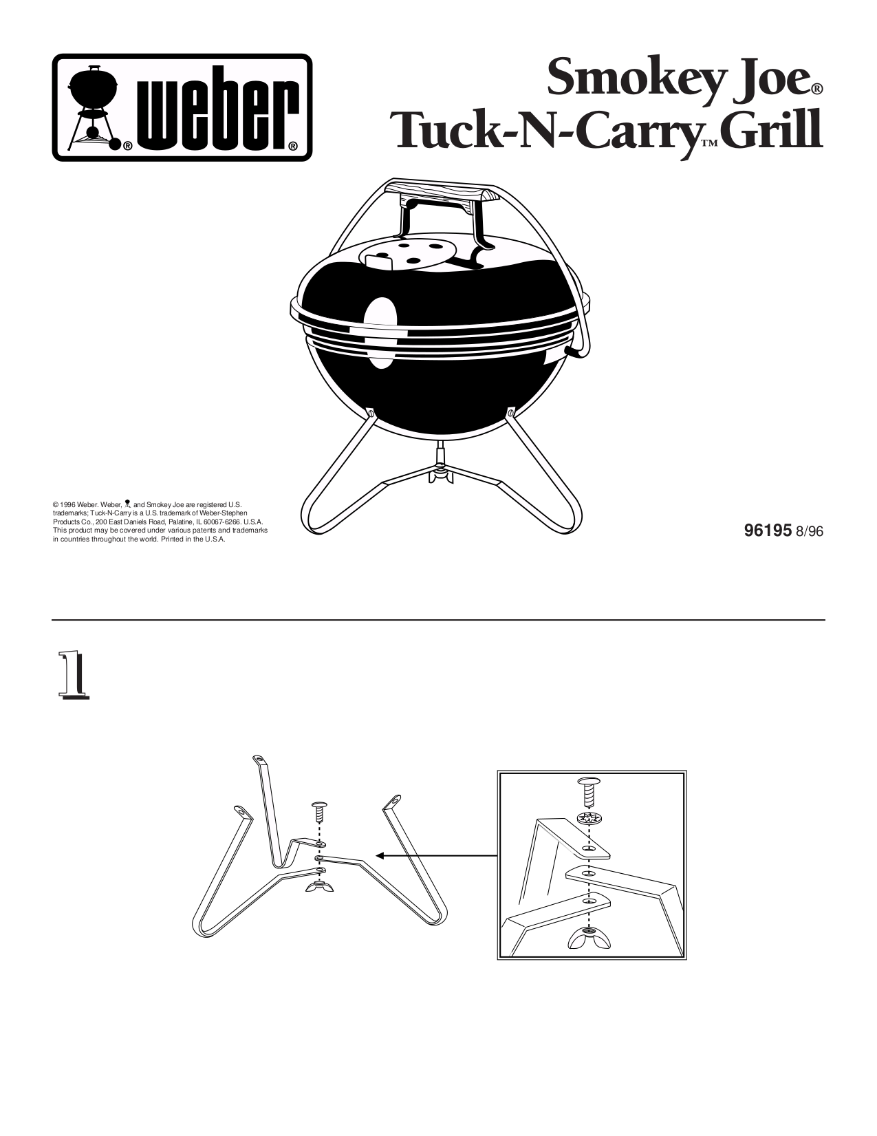Download free pdf for er Smokey Joe Grill manual