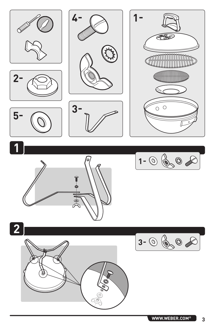 PDF manual for Weber Grill Smokey Joe