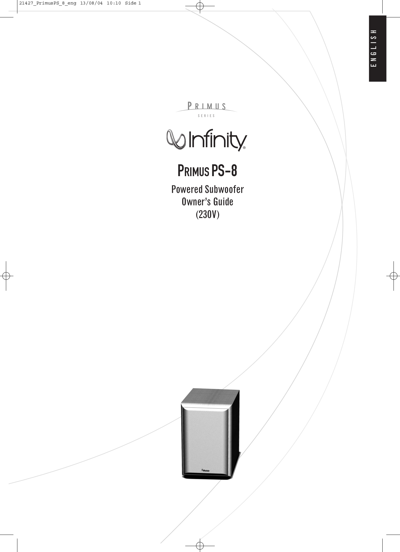 Download free pdf for Infinity PS 12 Subwoofer manual