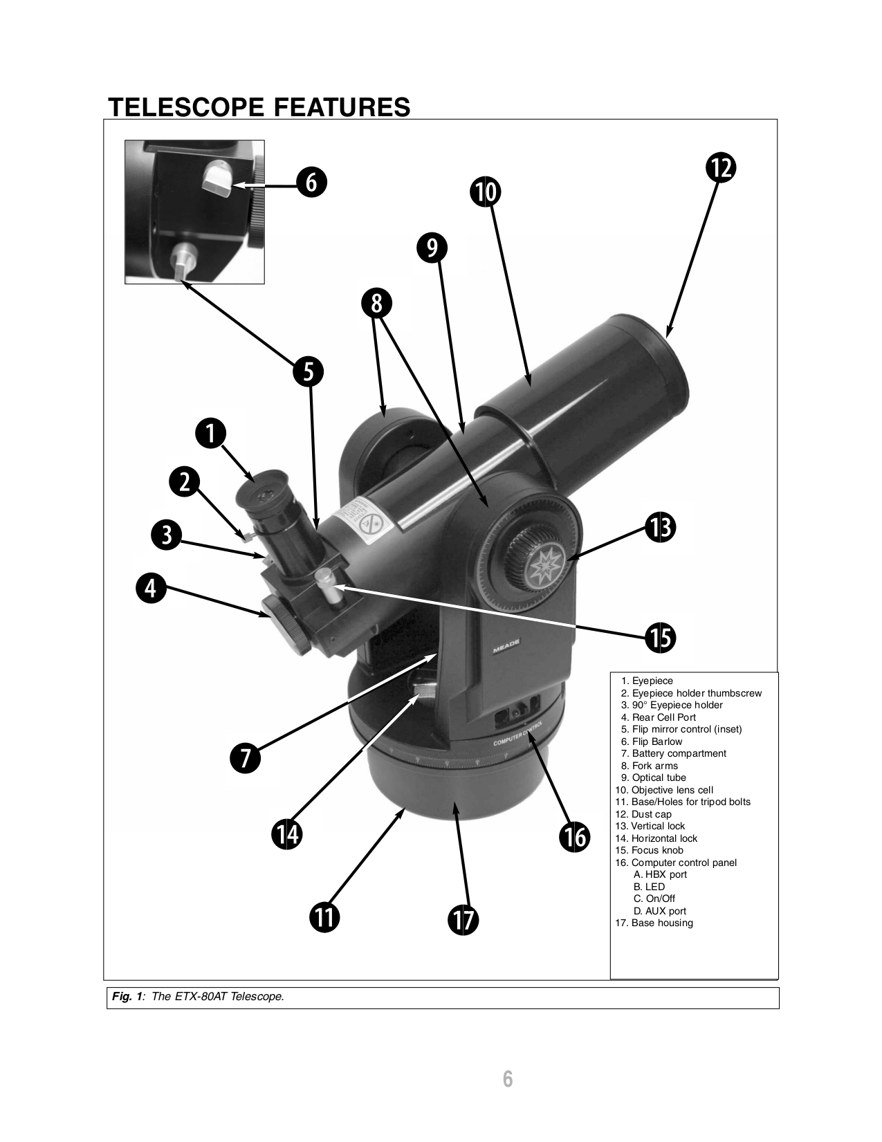 PDF manual for Meade Telescope ETX80ATTC