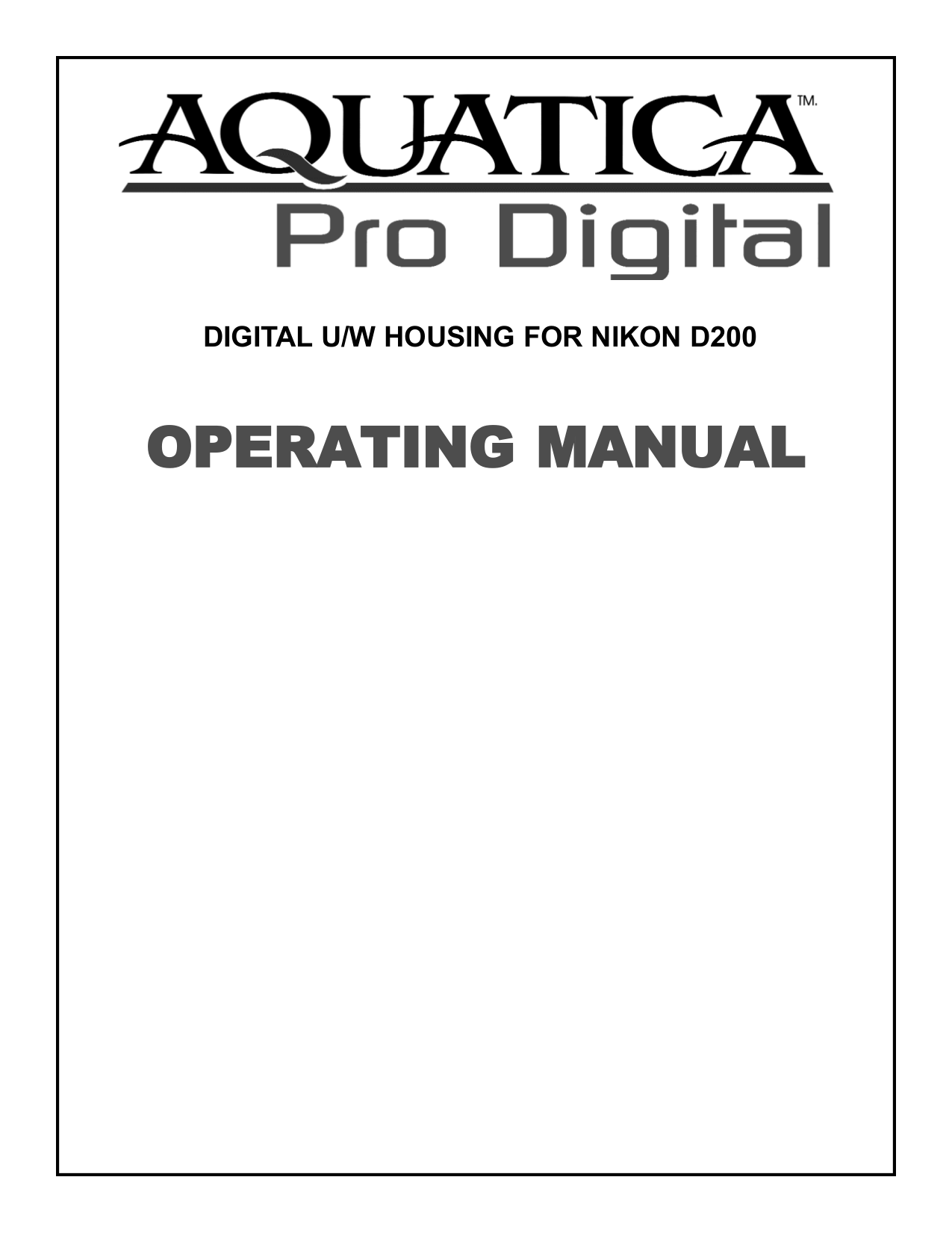 Download free pdf for Nikon D200 Digital Camera manual