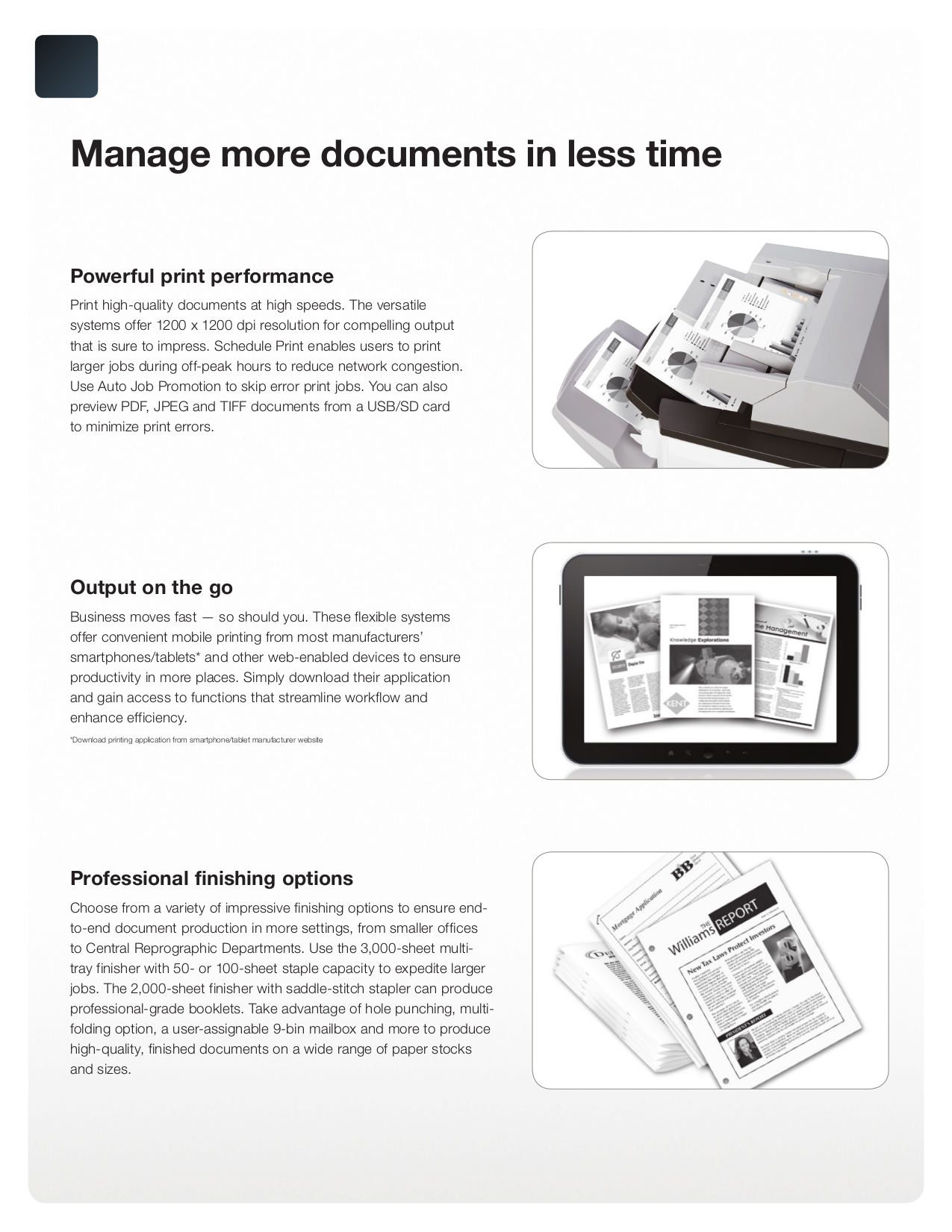 Ricoh Multifunction Printer Aficio 1075 pdf page preview