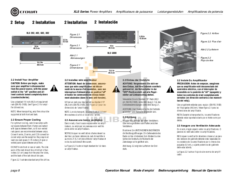 Схема crown xls 402