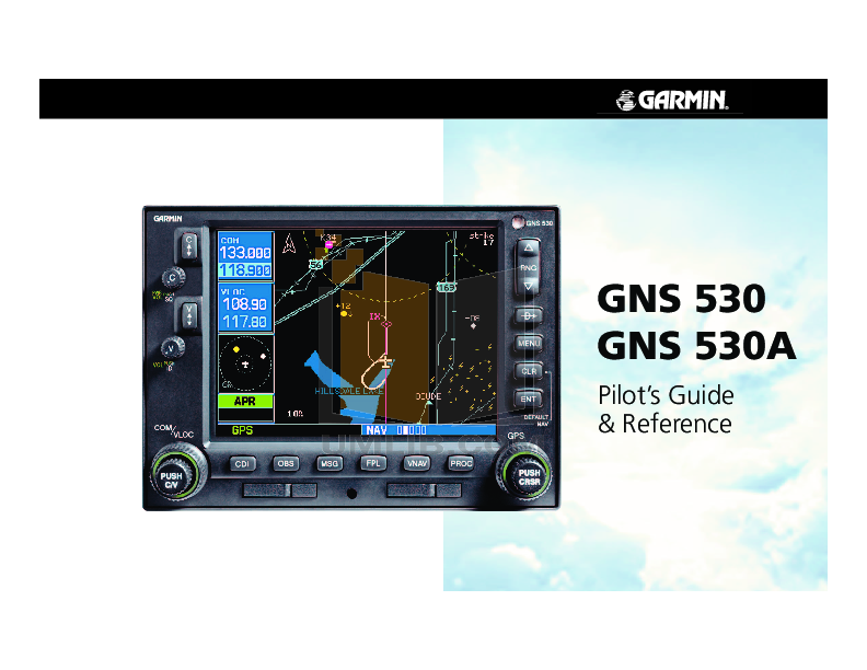 PDF manual for Garmin GPS GNS 530