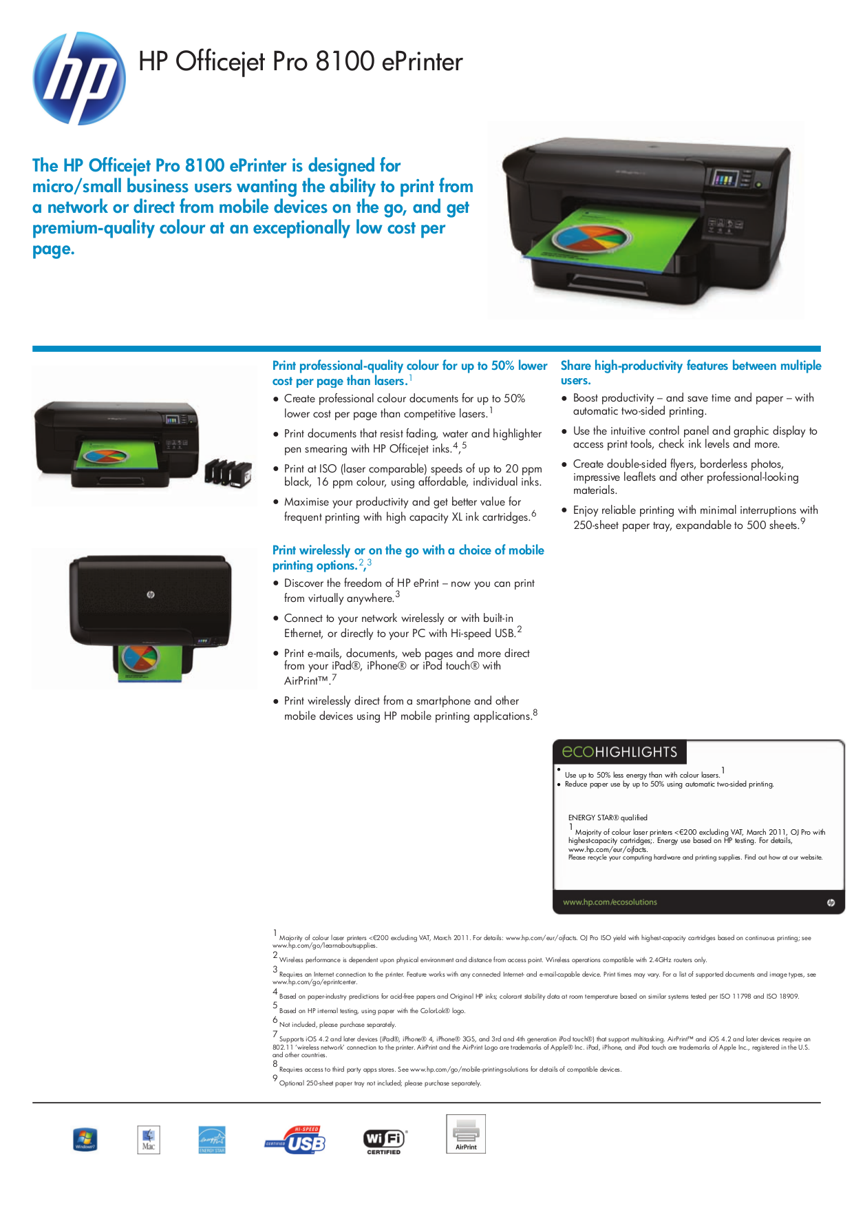 Hp Officejet Pro 8100 Driver Download Windows 10 64 Bit Download free pdf for HP Officejet Pro 8100 Printer manual