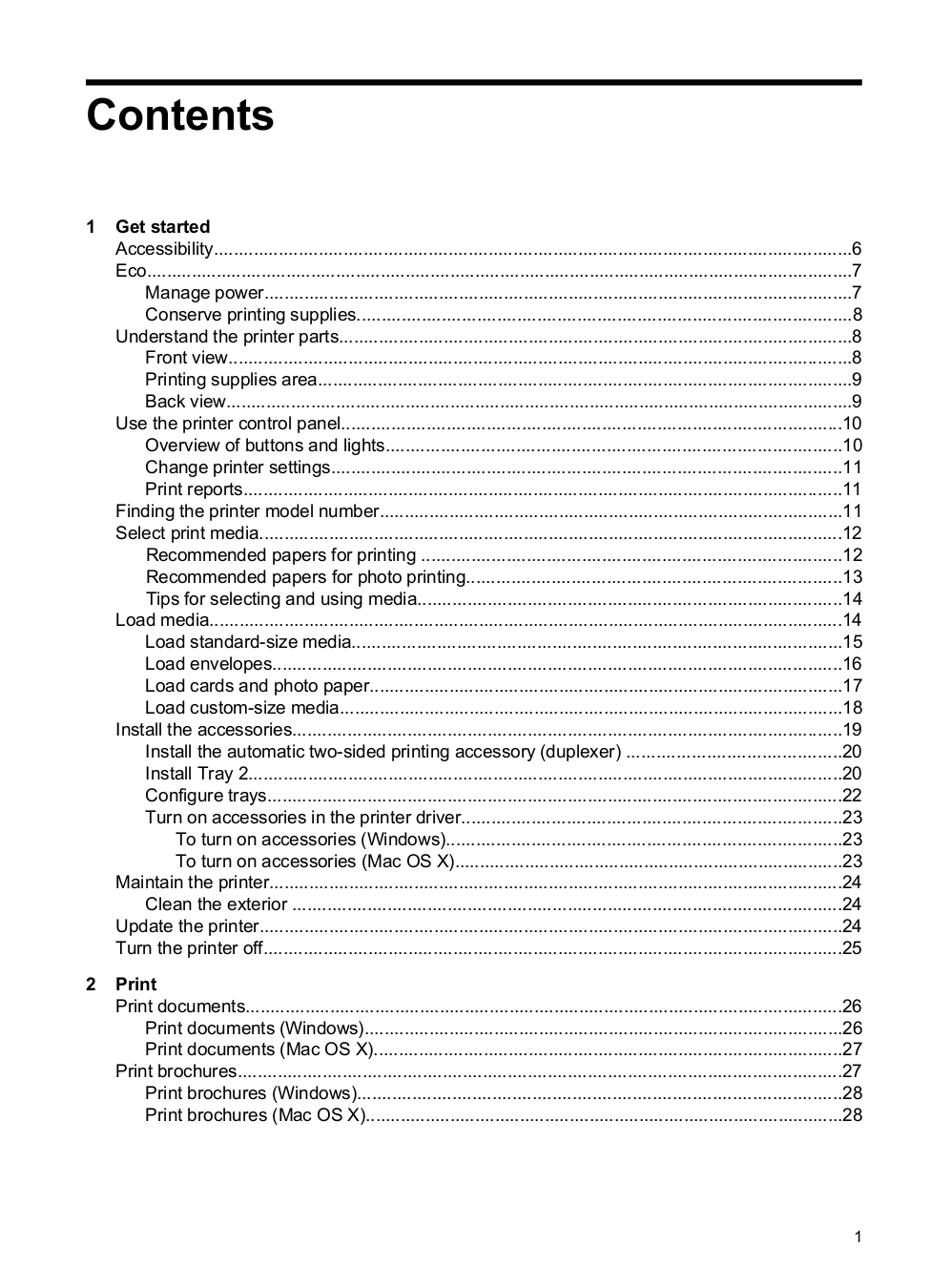 PDF manual for HP Printer Officejet Pro 8100