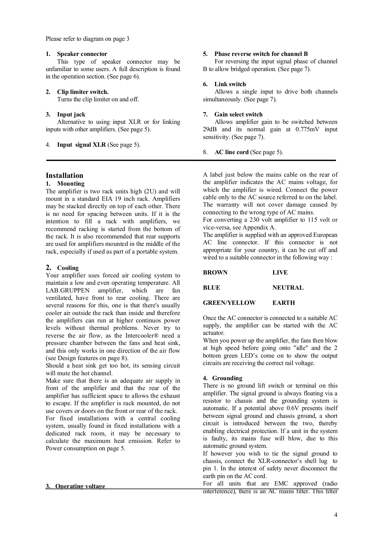 Pdf manual for lab gruppen amp lab 1000