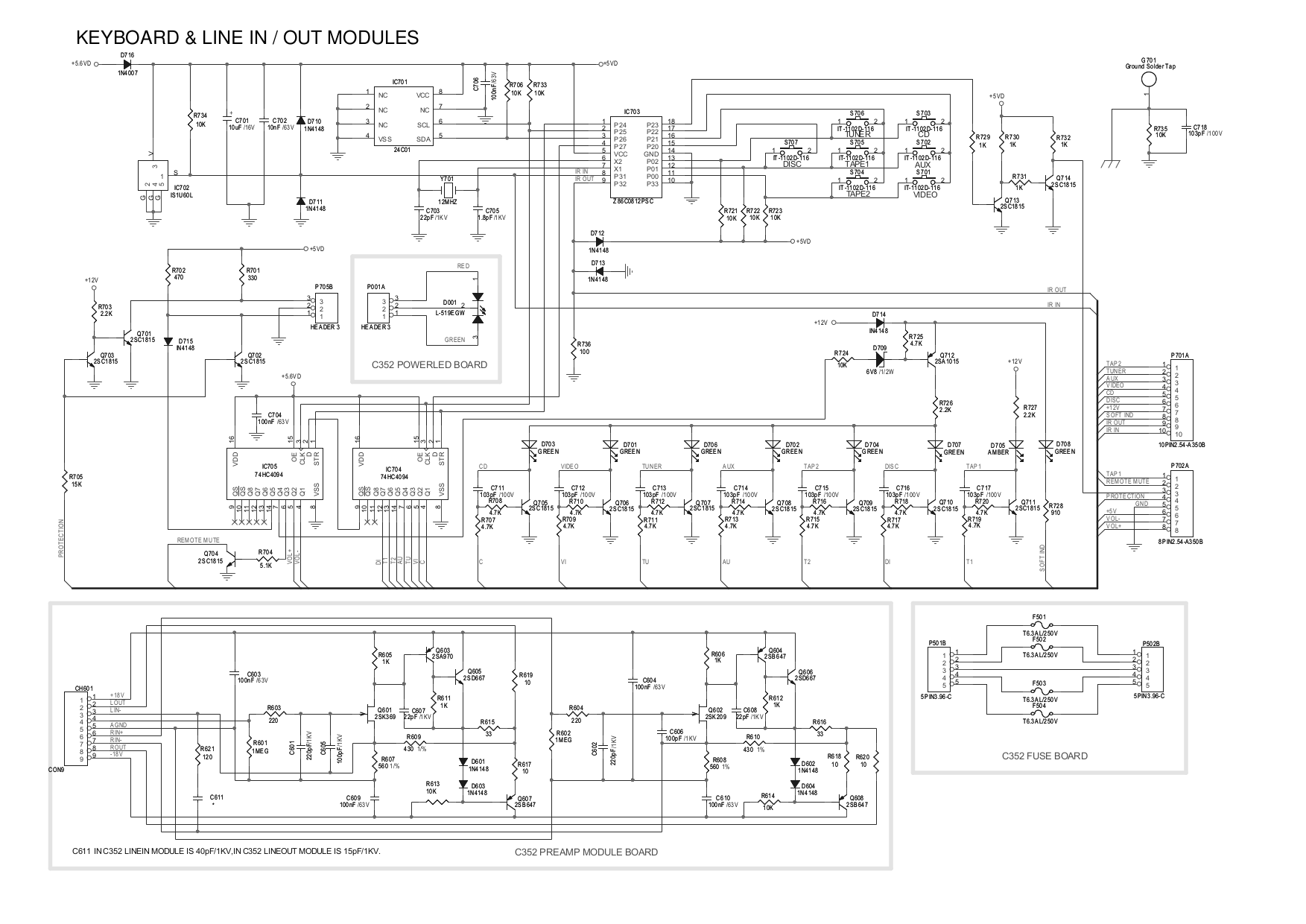 PDF manual for NAD Amp C352