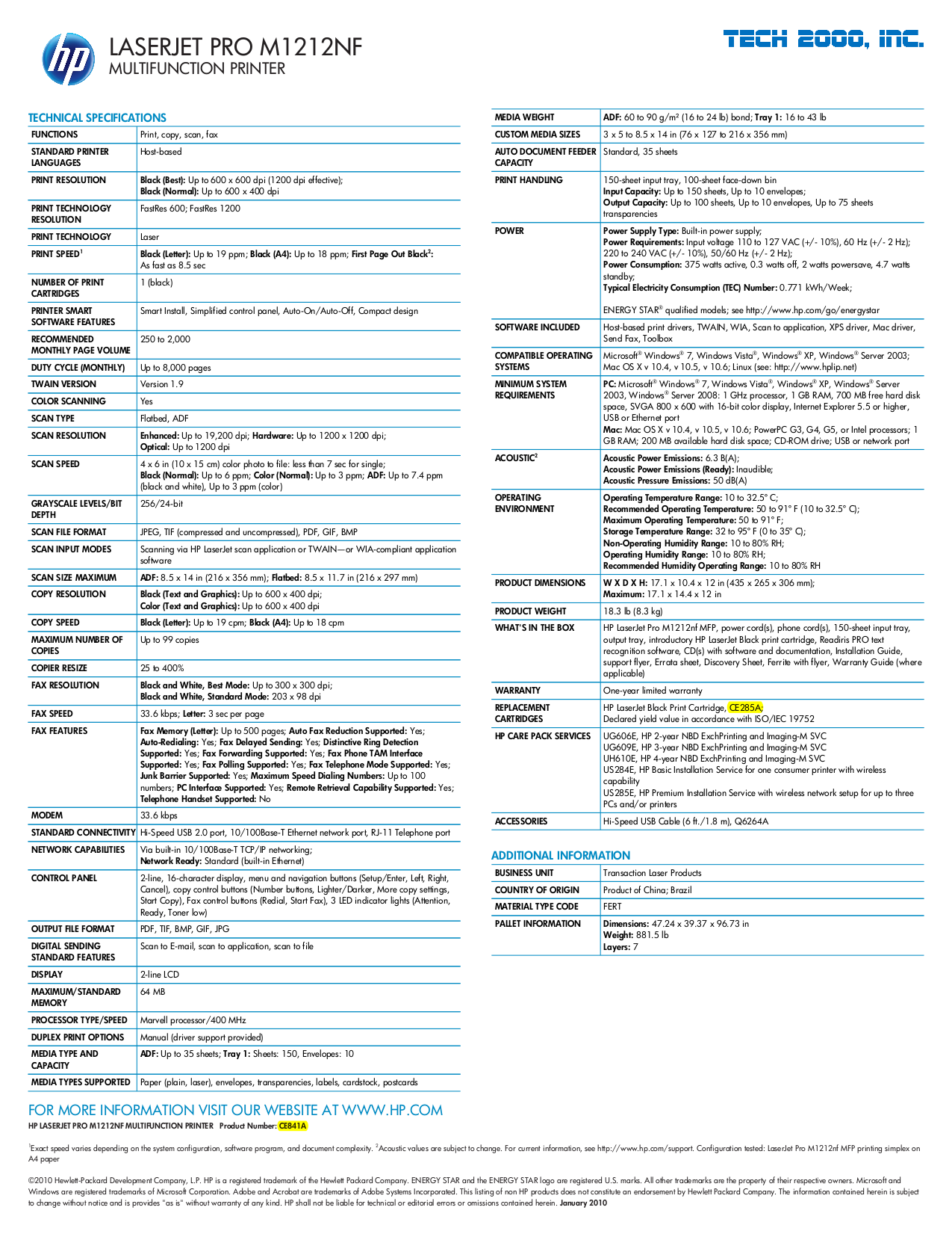 PDF manual for HP Multifunction Printer Laserjet,Color Laserjet M1217nfw