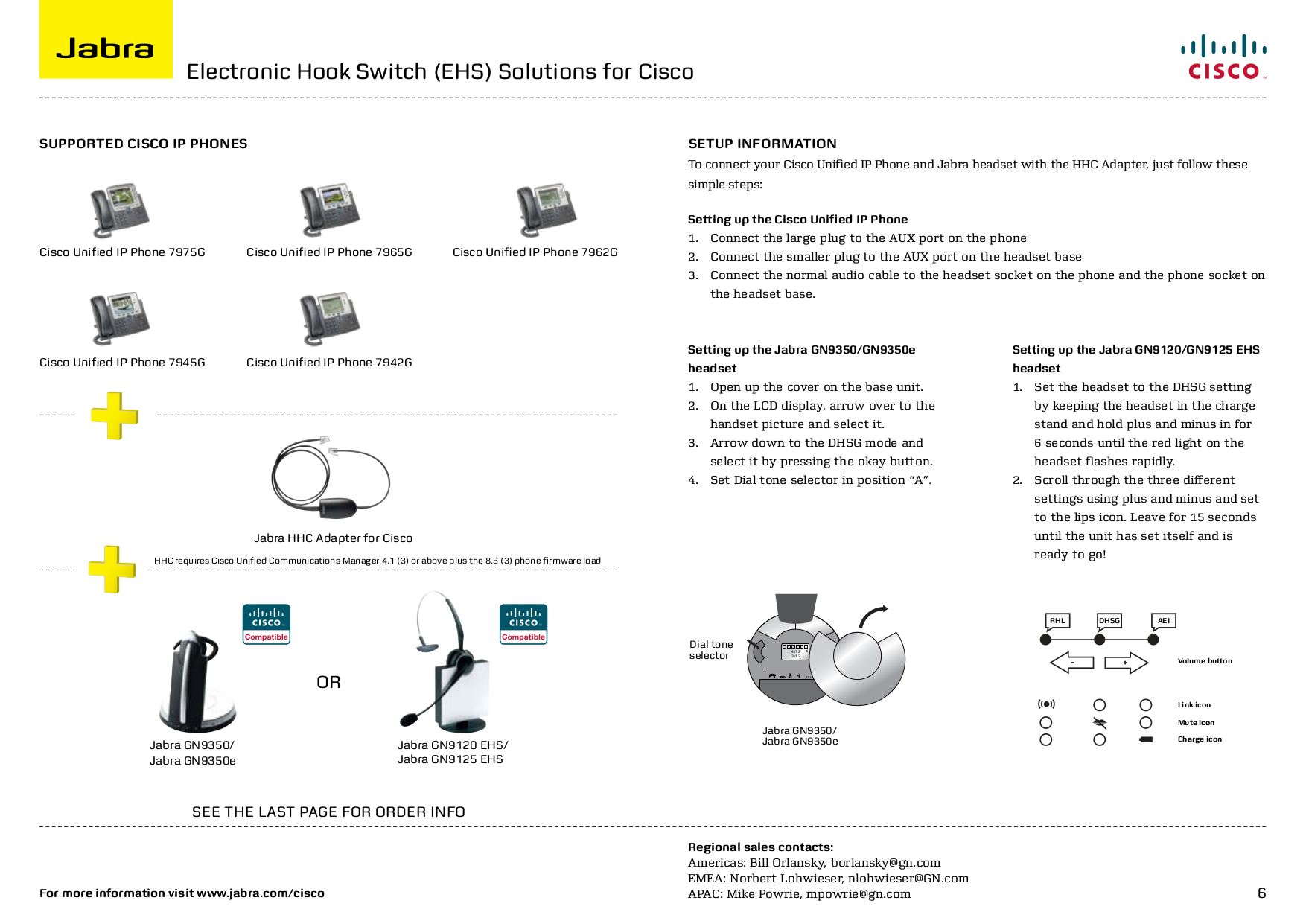 PDF manual for Jabra Headset GN 9350