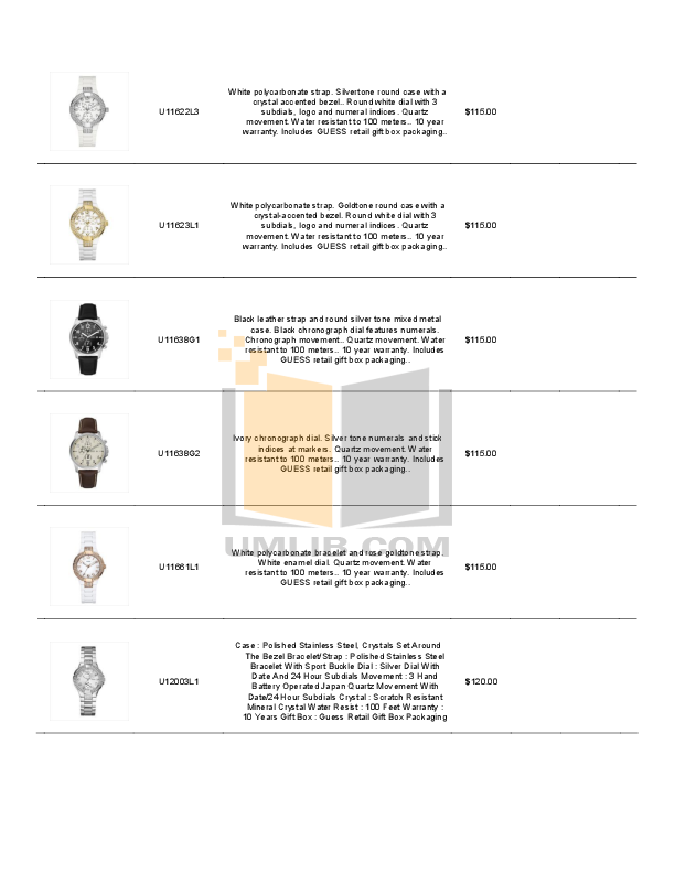 guess connect watch manual