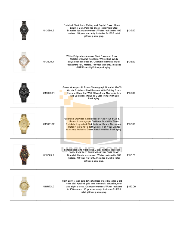 guess connect watch manual