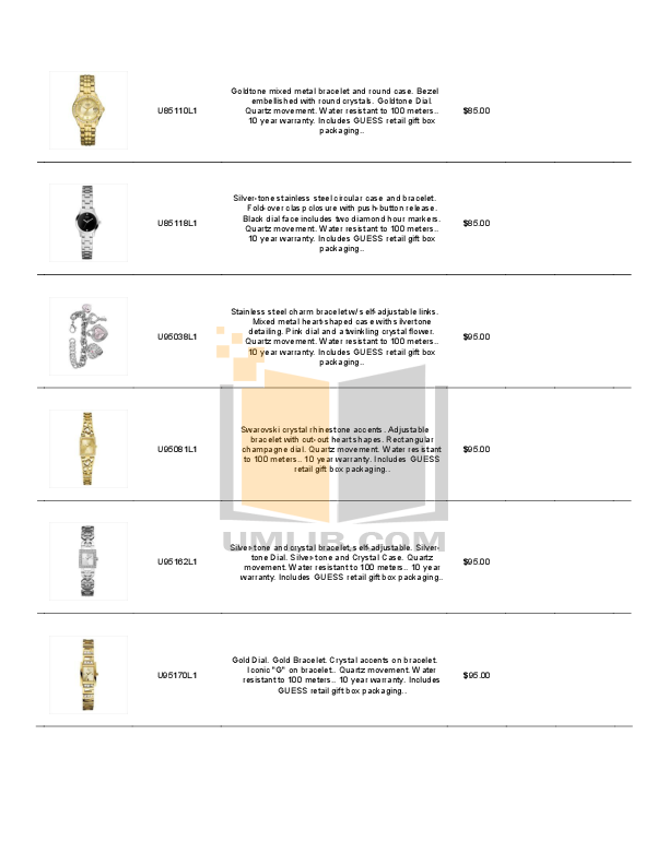 guess connect watch manual