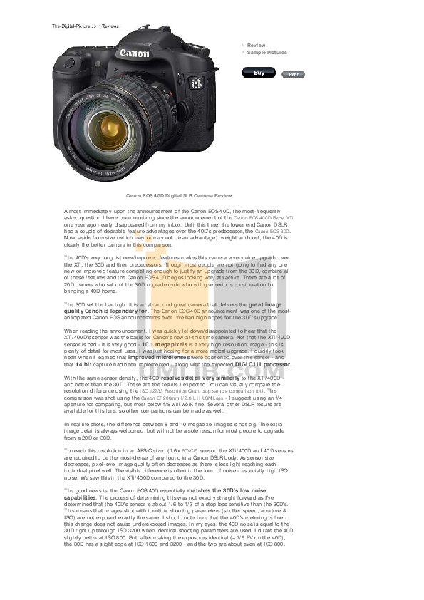 Canon Eos 40d Manual Pdf