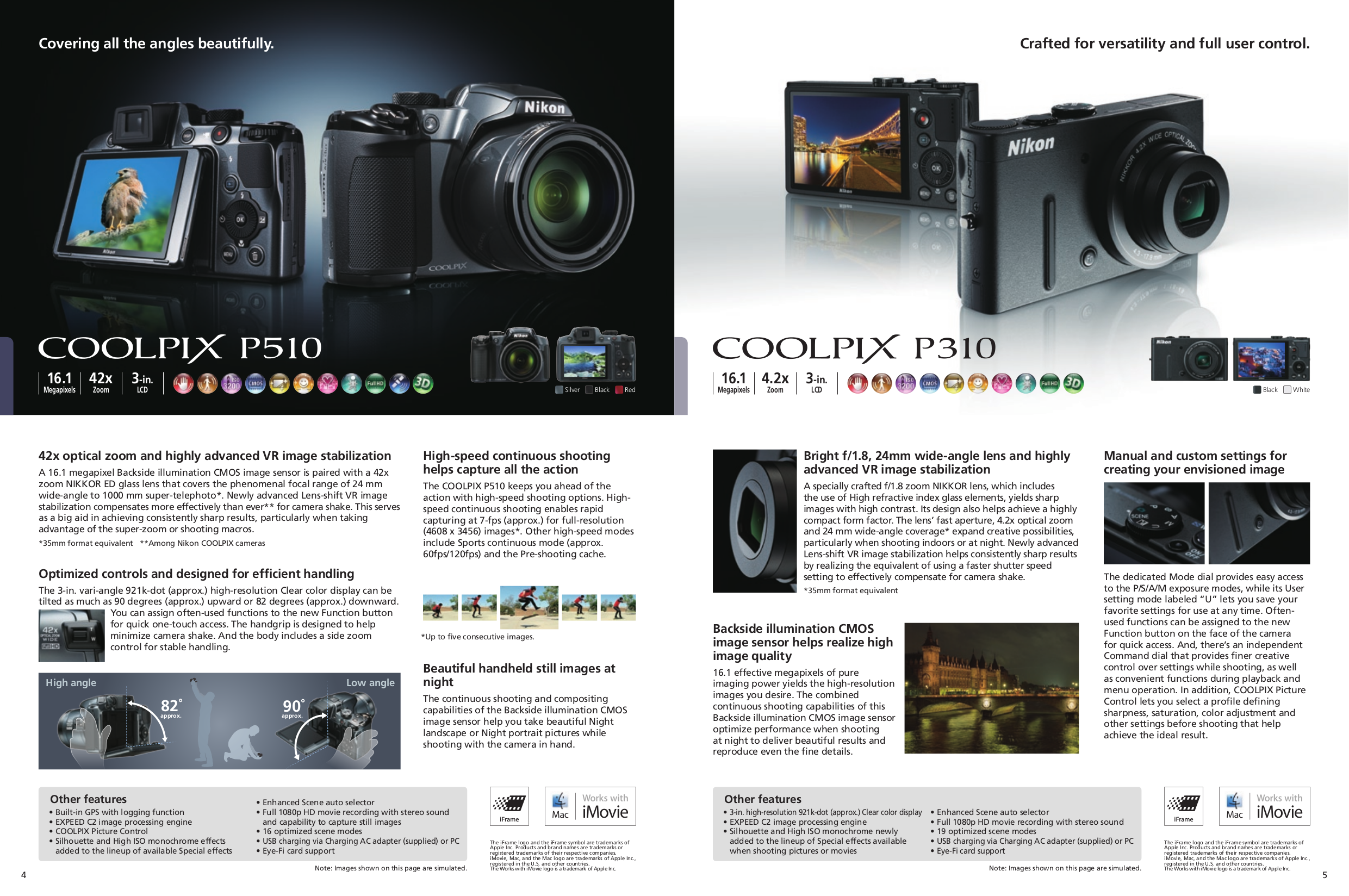 PDF manual for Nikon Digital Camera CoolPix P510
