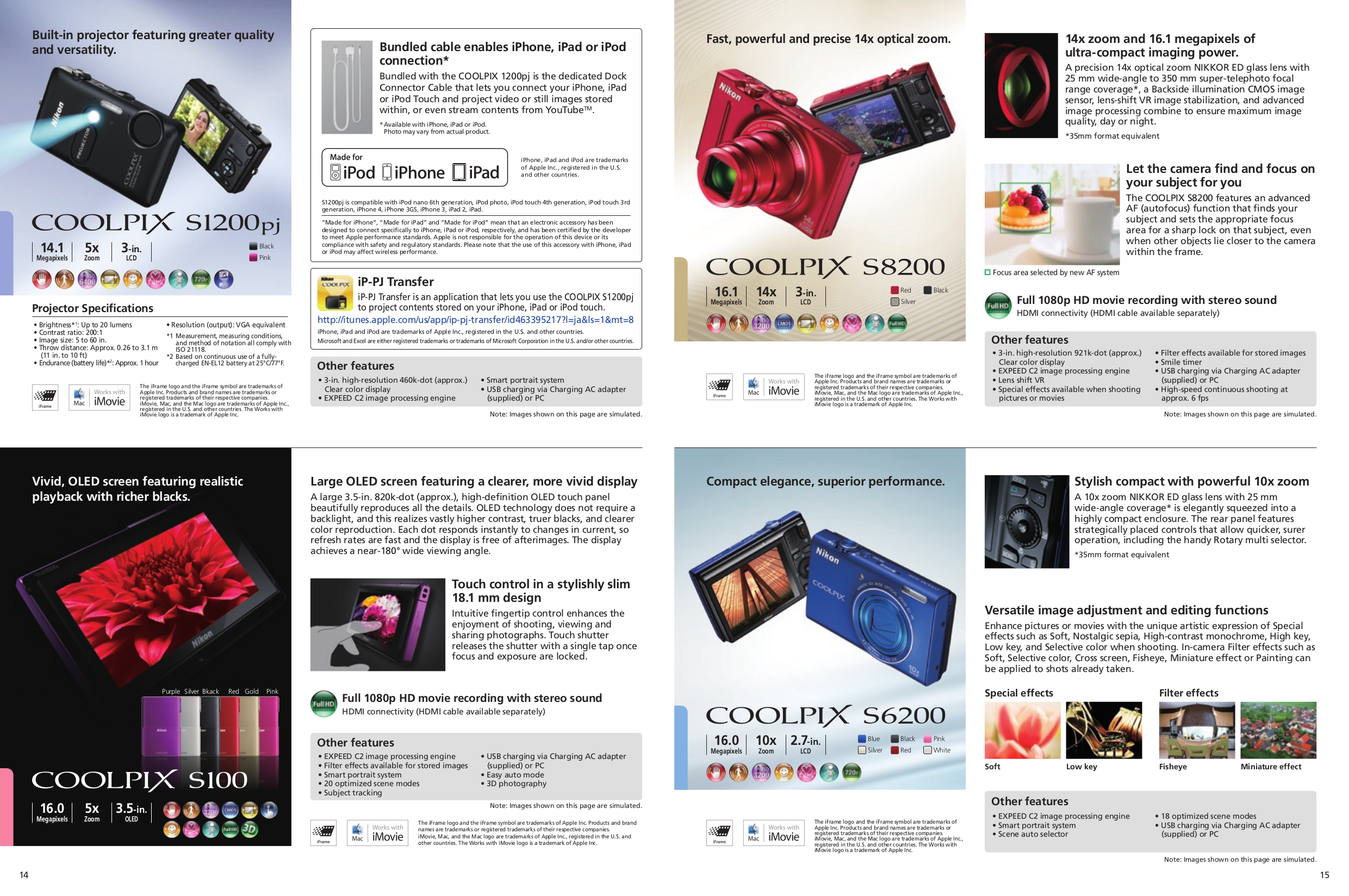 PDF manual for Nikon Digital Camera CoolPix P510