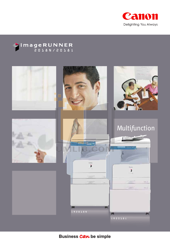 PDF manual for Canon Copier imageRUNNER 2018i