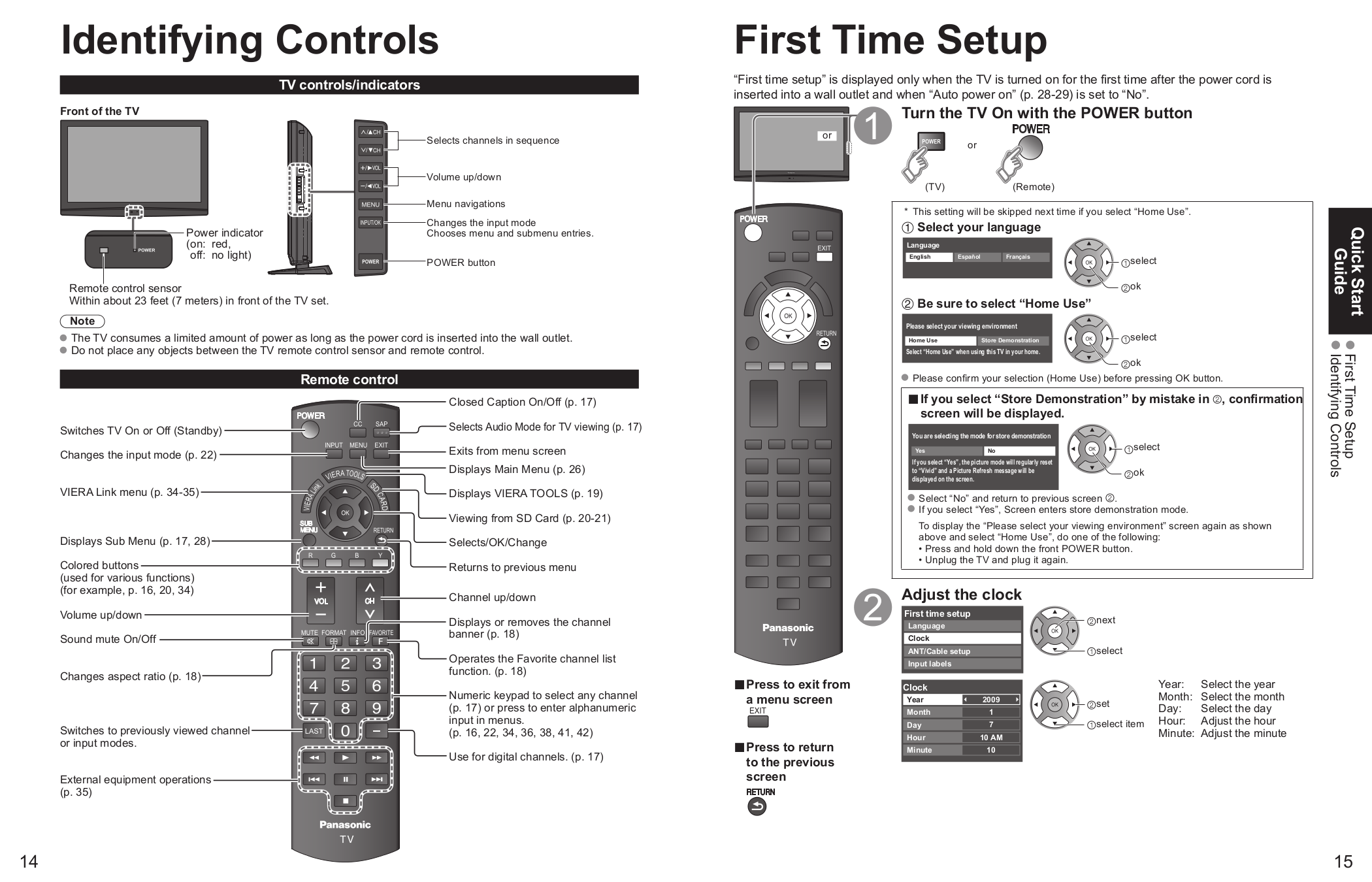 PDF manual for Panasonic TV Viera TC-L42U12