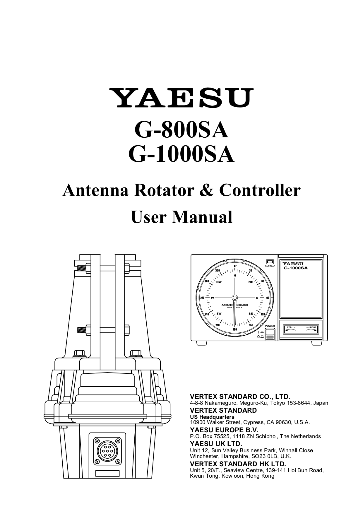 Download free pdf for Yaesu G800 Rotator Other manual
