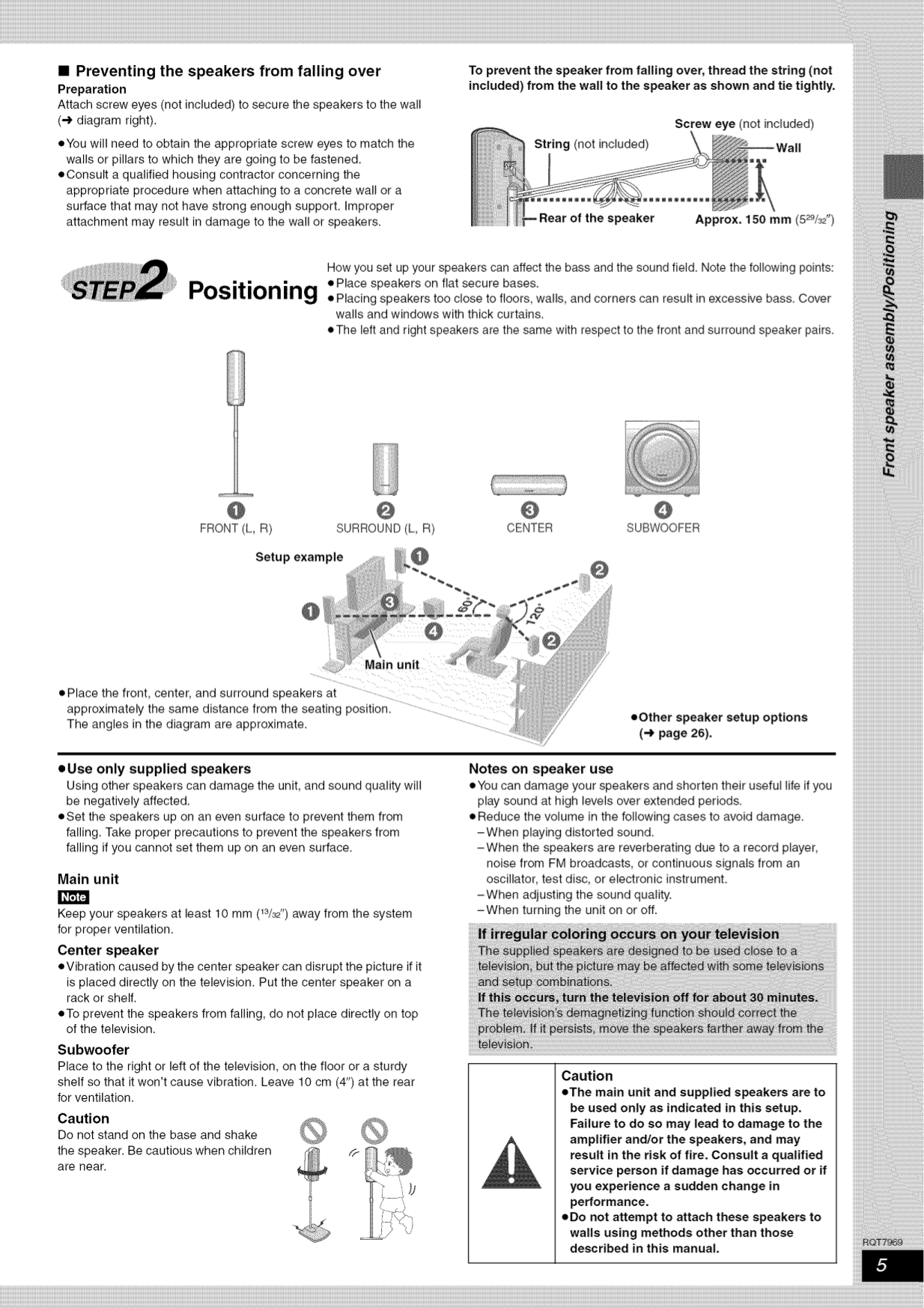 PDF manual for Panasonic Home Theater SCHT680
