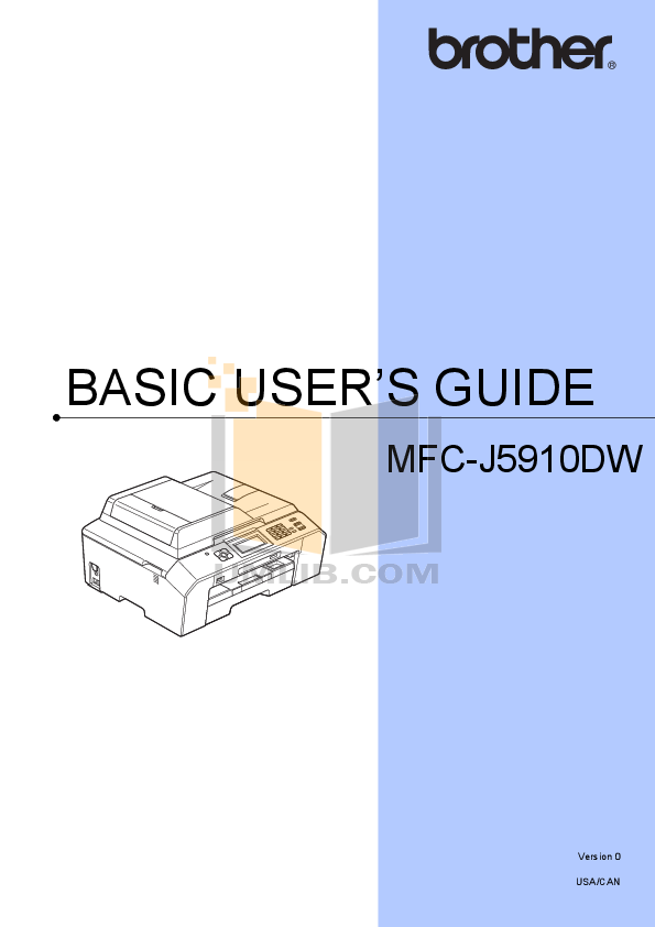 brother mfc j5910dw manual pdf